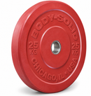Body-Solid Chicago Extreme Colored Olympic Bumper Plates OBPXCK