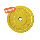 Outlet Body-Solid Chicago Extreme Colored Olympic Bumper Plates OBPXCK (Collection Only)
