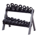 Body-Solid 2-Tier Dumbbell & Kettlebell Rack - GDKR100B