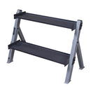 Body-Solid 2-Tier Dumbbell & Kettlebell Rack - GDKR100B
