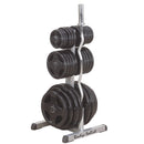 Outlet Body-Solid Olympic Plate Tree & Bar Holder - GOWT (Collection Only)