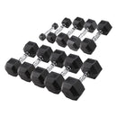 Body-Solid Hex Dumbbell Set from 1 to 10 kg - HEXDU1-10